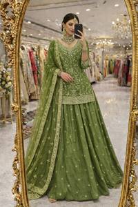 New Collection Fully Stitched Pure soft silk Top-Lehenga and Dupatta <b>Set</b> for Party Occasions - Product Image 4