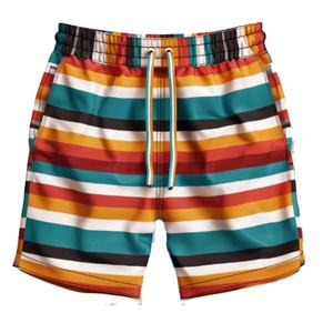 กางเกงขาสั้นกีฬาเอวยางยืดปรับได้สำหรับทุกเพศ เอวสูง น้ำหนักเบา สวมใส่สบาย ระบายอากาศได้ดี แห้งเร็ว ผลิตจากผ้าโพลีเอสเตอร์ผสมคอตตอน ทอแบบนิตติ้ง ไซส์พลัส - Product Image 6