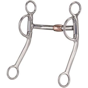 Mors de bouche de qualité en acier inoxydable sûr pour l'équitation, avec support latéral pour la prévention des glissements, mors de cheval durables - Product Image 1