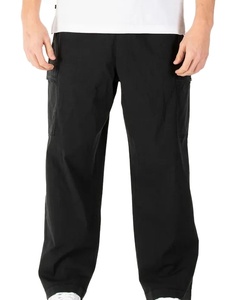 กางเกงยีนส์สีดำของผู้ชายกางเกงยีนส์ทรงหลวมใส่สบายดีไซน์แฟชั่นแบบกำหนดเองแบรนด์ - Product Image 1