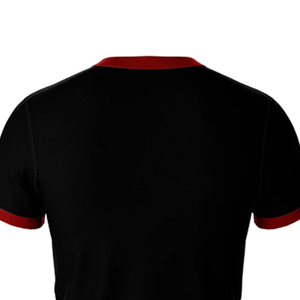 Maillot de rugby respirant imprimé sur mesure pour adultes, design rétro, manches courtes pour hommes - Product Image 5