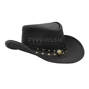 Chapeaux d'équitation de style haut de gamme pour sports équestres, avec logo personnalisable, pour courses et activités de plein air, en cuir durable, vente en gros - Product Image 2