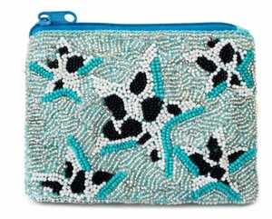 Monedero de Estrella de Mar Hecho a Mano con Cuentas, Bolso Cruzado de Nylon para Mujer, Mini Cartera Vintage de Moda con Temática Oceánica, Lindo - Product Image 1