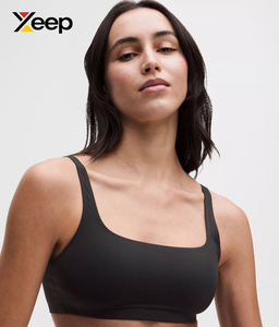 เสื้อชั้นในกีฬาโยคะคุณภาพสูงสำหรับผู้หญิง XEEP รุ่น XC-SB-142 แบบเรียบง่าย ระบายอากาศได้ดี สายปรับได้ แผ่นรองถอดออกได้ รองรับได้ดีเยี่ยม แห้งเร็ว - Product Image 3