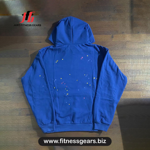 Sweat-shirt à capuche Spider avec imprimé étoiles, coupe classique, unisexe, vêtement décontracté d'hiver, 100% polyester, polaire tricoté respirant, avec poche - Product Image 3