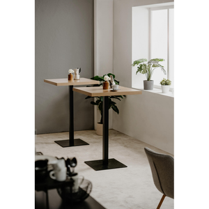 Juego de Mesa y Sillas de Madera de Estilo Rústico Industrial Moderno para Cafetería, Restaurante, Pub, Hotel, Sala de Estar, Uso Comercial en Exteriores - Product Image 2