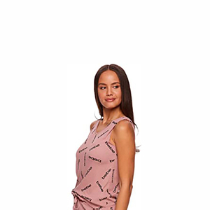 Ensemble assorti deux pièces respirant pour femme : T-shirt décontracté d'été à manches courtes et short de jogging longueur cheville à motif uni - Product Image 5
