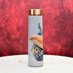 Botella de Agua Ecológica de Doble Pared de Cobre Hecha a Mano para Uso Diario, Diseño Duradero a Prueba de Fugas para una Hidratación Saludable - Product Image 2