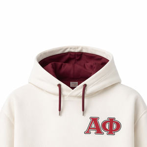 Sweat à capuche personnalisé pour fraternité grecque – Sweat-shirt brodé de qualité supérieure pour sororité et fraternité – Sweat à capuche avec lettres grecques en gros – Fraternité personnalisée - Product Image 3