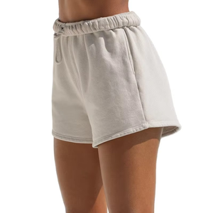 Low Price Top Quality <b>Women</b> Terry <b>Sweat</b> <b>Shorts</b> Casual Gym Lounge <b>Shorts</b> Breathable Cotton OEM Wholesale Manufacturer - Product Image 4