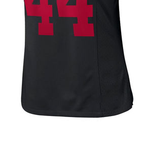 เสื้อยืดอเมริกันวินเทจตัวใหญ่ทรงโอเวอร์ไซส์, เสื้อผ้าสตรีทแวร์แบบยูนิเซ็กส์, เสื้อฟุตบอลสั่งทำพิเศษผลิตในปากีสถาน - ผ้าตาข่ายแห้งเร็วทรงบ็อกซี่ - Product Image 5