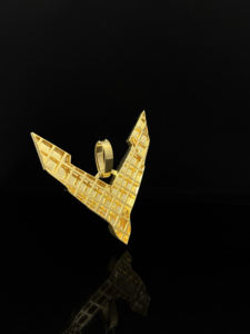 Colgante Premium Urban Frost Diamond Iced de Aleación Chapada en Oro para Hombre, Estilo Hip Hop - Product Image 2