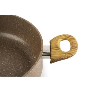 Sartén Antiadherente Excelsa Pan Wood Stone de Aluminio, 43x7.5x28 cm, Color Marrón - Product Image 2