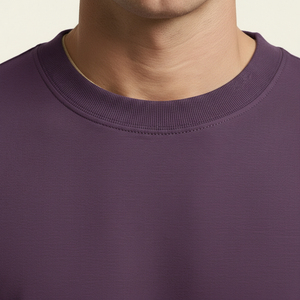 Custom <b>Men</b> Oversized Cotton T <b>Shirt</b> Heavyweight Crew Neck Blank Streetwear Private Label Manufacturer - Product Image 6