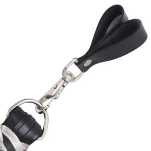 Handmade <b>Leather</b> <b>Flogger</b> with Slim Falls for Stingy Sensation Play - Product Image 5