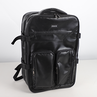 Sac à dos JIHOX, résistant au feu, en tissu de fibre de verre enduit de silicone, tactique, multi-compartiments, pour les voyages d'affaires