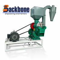 Machine à décortiquer le maïs à structure en acier robuste pour le traitement des céréales