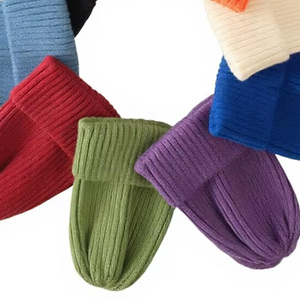 Gorro de punto con dobladillo plegado, gorros de invierno suaves y cálidos, unisex, casuales, para exteriores, venta al por mayor, proveedores de fábrica personalizados - Product Image 3