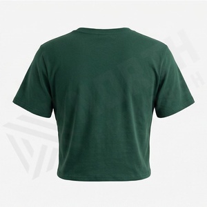 Camiseta Deportiva Corta de Algodón Personalizada, Cómoda y de Primera Calidad para Mujer, Ropa Deportiva Transpirable con Color Personalizado - Product Image 2