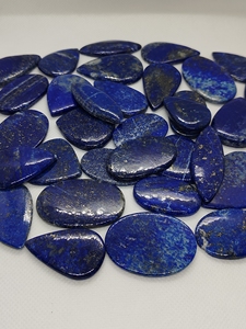Natural Lapis Lazuli Pair Cabochon Healing Crystal Quartz Wholesale Bulk Loose Gemstone Chakra Spiritual Reiki Raw - Product Image 3