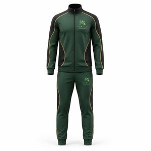 Ensemble de survêtement pour homme avec logo personnalisé, vêtements de sport en polyester, tenue d'entraînement - Product Image 1