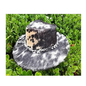 Leather Cowboy <b>Hat</b> <b>Western</b> Cowboy Style Soft Leather Comfortable Fit Stylish Everyday Use - Product Image 6
