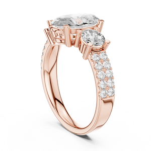 High Quality 925 Sterling Silver Moissanite <b>Diamond</b> <b>Ring</b> Custom Bridal Jewelry Factory Wholesale Manufacturer - Product Image 3