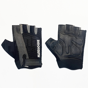 Gants de musculation en PU avec boucle, faible MOQ, vente en gros, logo personnalisé, unisexe - Product Image 2