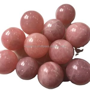 Esfera de cuarzo rosa natural tallada, venta completa de piedras preciosas para curación de Reiki, piedra decorativa metafísica, Recuerdo/mascota - Product Image 1