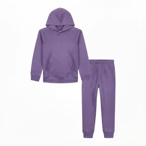 Conjunto Deportivo para Adultos de 3 Piezas, Transpirable, con Capucha, Casual, de Poliéster/Algodón, Cintura Elástica, Diseño de Parches, Cordón Ajustable - Product Image 2