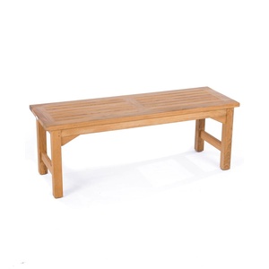 ม้านั่งไม้สักแท้คุณภาพพรีเมียมสำหรับสวนและลานบ้าน - Product Image 1