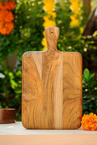 Tabla de Cortar de Madera, Duradera y Ligera, para Frutas y Verduras, con Orificio para Colgar - Product Image 3