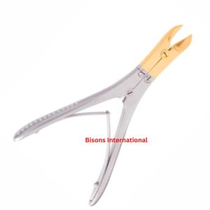 คีมตัดลวดกระดูกแบบแมนนวลสำหรับศัลยกรรมกระดูกยี่ห้อ BISONS ทำจากสแตนเลส - Product Image 1