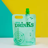 Envases para Bebidas, Bolsa Transparente para Bebidas y Bolsa con Boquilla con Diseño a Prueba de Fugas para Productos Líquidos y en Gel, Tamaños Personalizados OEM/ODM