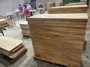 Panneau de table en bois de caoutchouc du Cambodge à faible coût, planche en bois massif pour comptoir de cuisine, meubles, établi, approvisionnement direct usine - Product Image 4