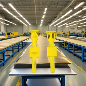 JHAS Joint de tambour de sécurité inviolable durable en 2 pièces 18.5x16mm Installation facile Conception étanche Plastique industriel longue durée - Product Image 2