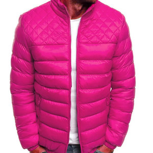 Custom Men's and Women's Puffy Short Jackets Super Padded <b>Canvas</b> Puffer Outdoor Street Wear for Cold Weather - Product Image 3