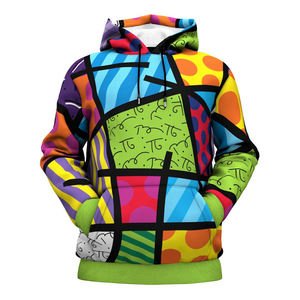 Hoodie vierge pour impression par sublimation 3D, en polaire et polyester, avec design de bas en laine mérinos, pour hommes - Product Image 4