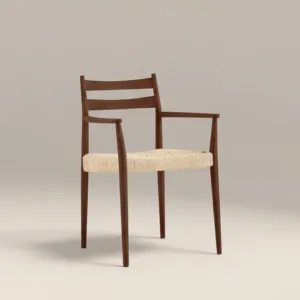 SILLA DE COMEDOR SINTERIOR CALEB DE MADERA TALLADA - Product Image 2