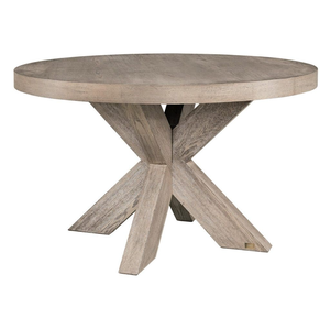 Table à manger en bois massif au design moderne et contemporain avec pieds en X pour 4, 6, 8 ou 10 personnes, idéale pour la maison, les restaurants, les hôtels, les appartements, les entrées et les fermes. - Product Image 3