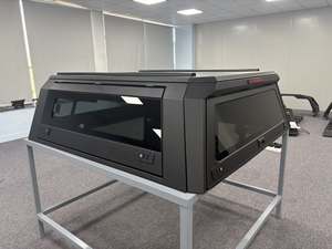 Capot de camionnette robuste et résistant aux intempéries pour <span class=keywords><strong>Nissan</strong></span> <span class=keywords><strong>Navara</strong></span> ou Toyota Hilux (coque de camping escamotable + marchepied) - <span class=keywords><strong>Prix</strong></span> de gros - Product Image 4