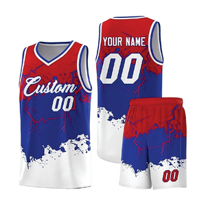 Maillot de basketball en polyester maillé vierge pour équipe, personnalisable avec logo imprimé par sublimation, ensemble uniforme de basketball en gros - Product Image 1