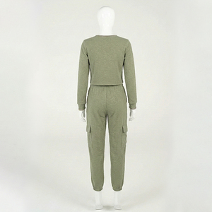 REDDITO SPORTS OEM Survêtement brodé pour femme adulte grande taille - Style urbain 100% coton écologique personnalisé décontracté - Product Image 4