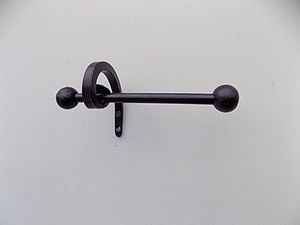 Contemporary Wall Mounted Iron Toilet Paper Holder Stylish Tissue <b>Roll</b> Dispenser For Bathroom Interior Styling - Product Image 6