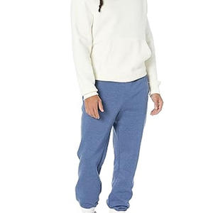 <b>Men</b> Custom Logo Running <b>Trousers</b> High Quality Cotton Solid Color Casual Style Straight Mid <b>Drawstring</b> Closure Customization - Product Image 3