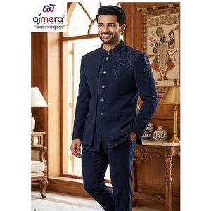 Conjunto de Traje para Hombre Ajmera, Blazer Elegante para Bodas, Fiestas y Oficina, Corte Moderno, Cómodo y Elegante - Product Image 1