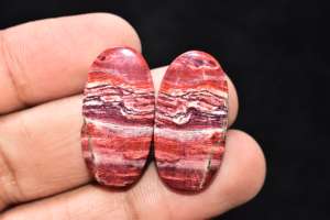 Premium Grade <b>Snake</b> Skin Jasper Pairs For Earrings - Product Image 4
