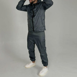 Custom Tracksuit Windbreaker Outfits Nylon Set Suit Sport <b>Jacket</b> Track <b>Zip</b> up Wind Breaker for <b>Men</b> and Pants Windproof Workout - Product Image 5