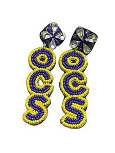 Nouveaux bijoux de mode en couleur rouge Boucles d'oreilles brodées Boucles d'oreilles perlées à la main pour femmes et filles d'Inde - Product Image 5