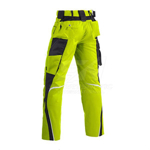 Pantalones de trabajo reflectantes de seguridad, material duradero para trabajadores de carreteras y sitios de construcción, fabricante de Pakistán - Product Image 4
